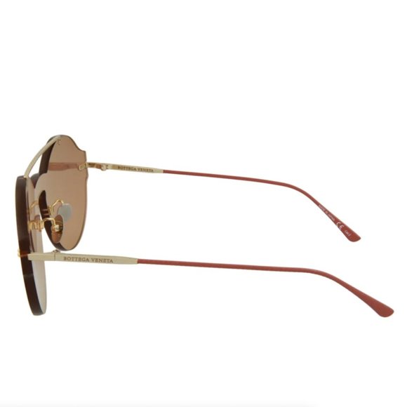 Bottega Veneta Women\'s Rose Gold Sunglasses!